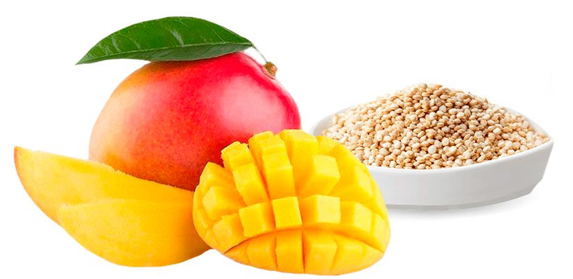 Mango con Quinoa